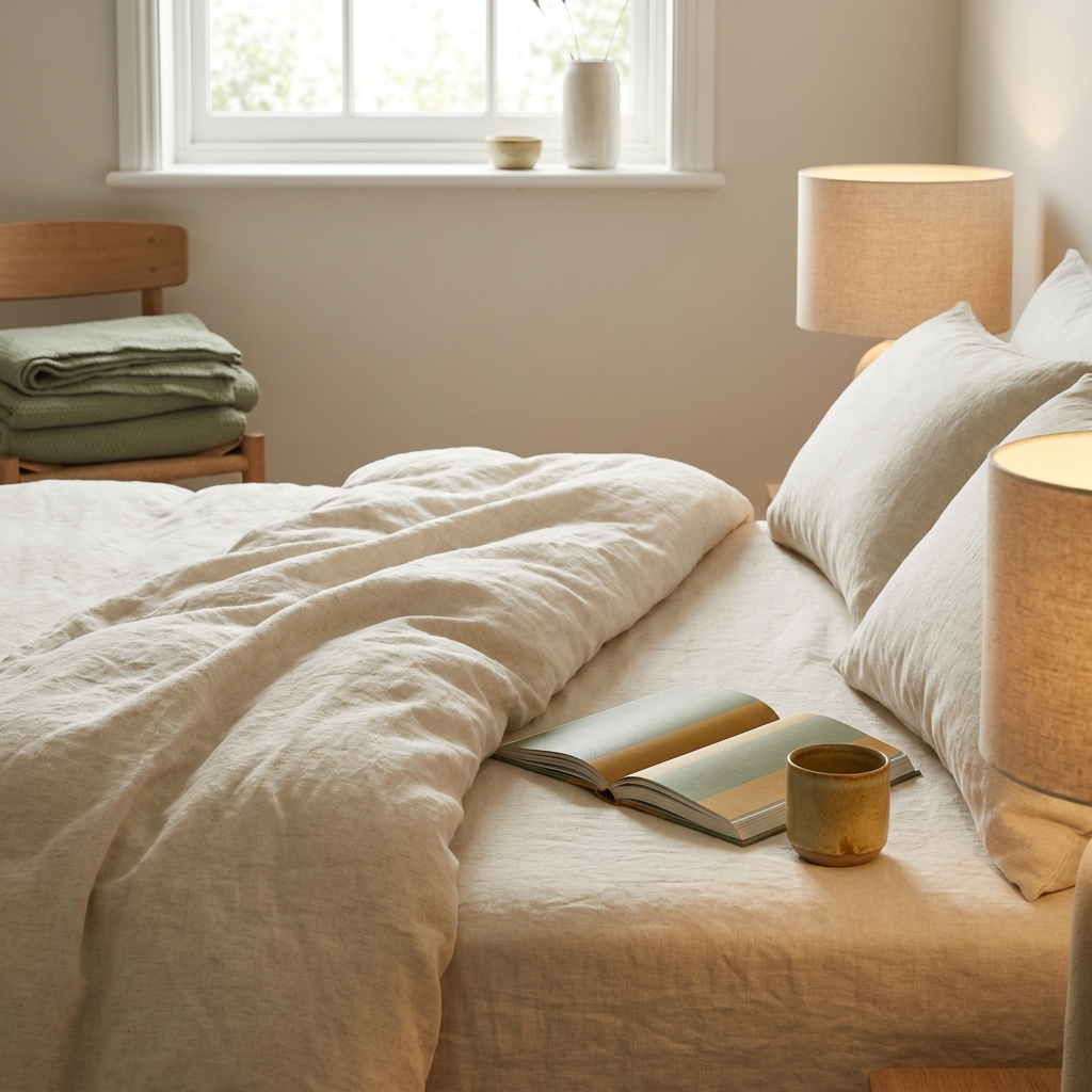 A peaceful bedside ritual